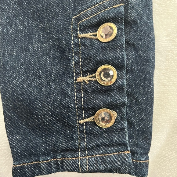 SALE! Cache skinny jeans. buttons at the side ankles, very comfortable stretchy - Picture 5 of 7